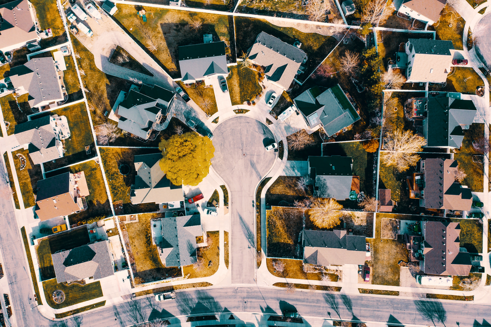 Different types of houses in a suburban area across Australia