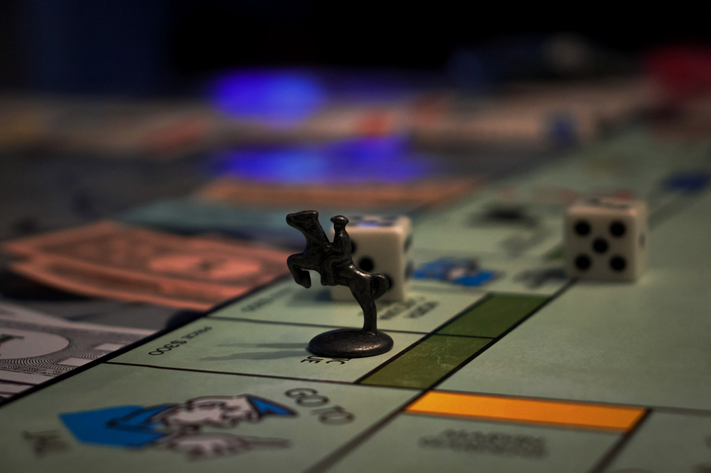 monopoly game in the world of property investments